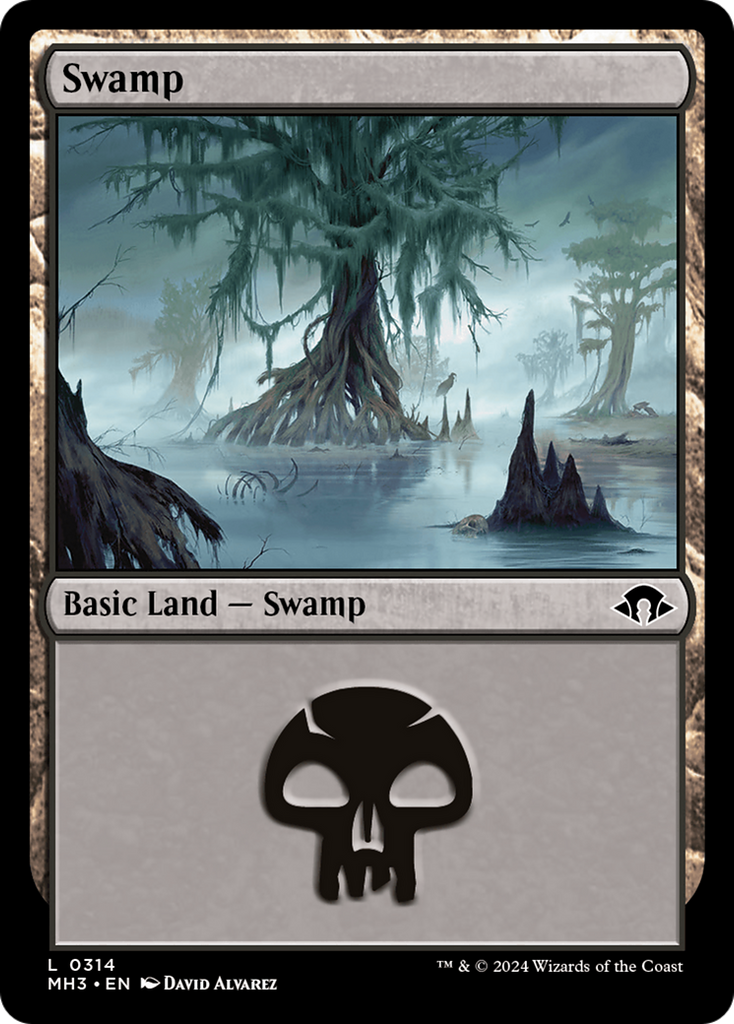 Magic: The Gathering - Swamp #314 Foil - Modern Horizons 3