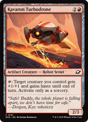 Magic: The Gathering - Kavaron Turbodrone Foil - Edge of Eternities