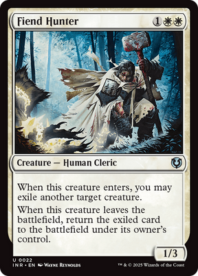 Magic: The Gathering - Fiend Hunter Foil - Innistrad Remastered