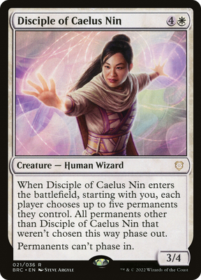 Magic: The Gathering - Disciple of Caelus Nin - The Brothers' War Commander