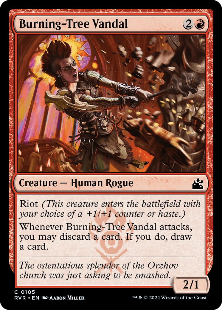 Magic: The Gathering - Burning-Tree Vandal - Ravnica Remastered