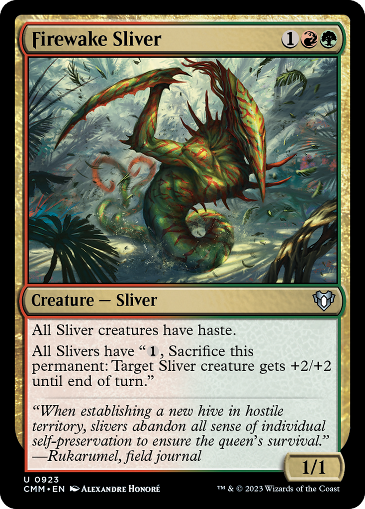 Magic: The Gathering - Firewake Sliver - Commander Masters