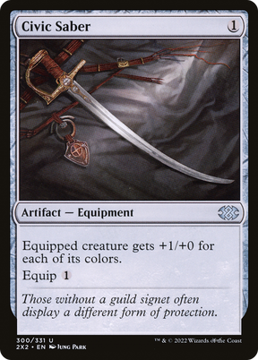 Magic: The Gathering - Civic Saber - Double Masters 2022