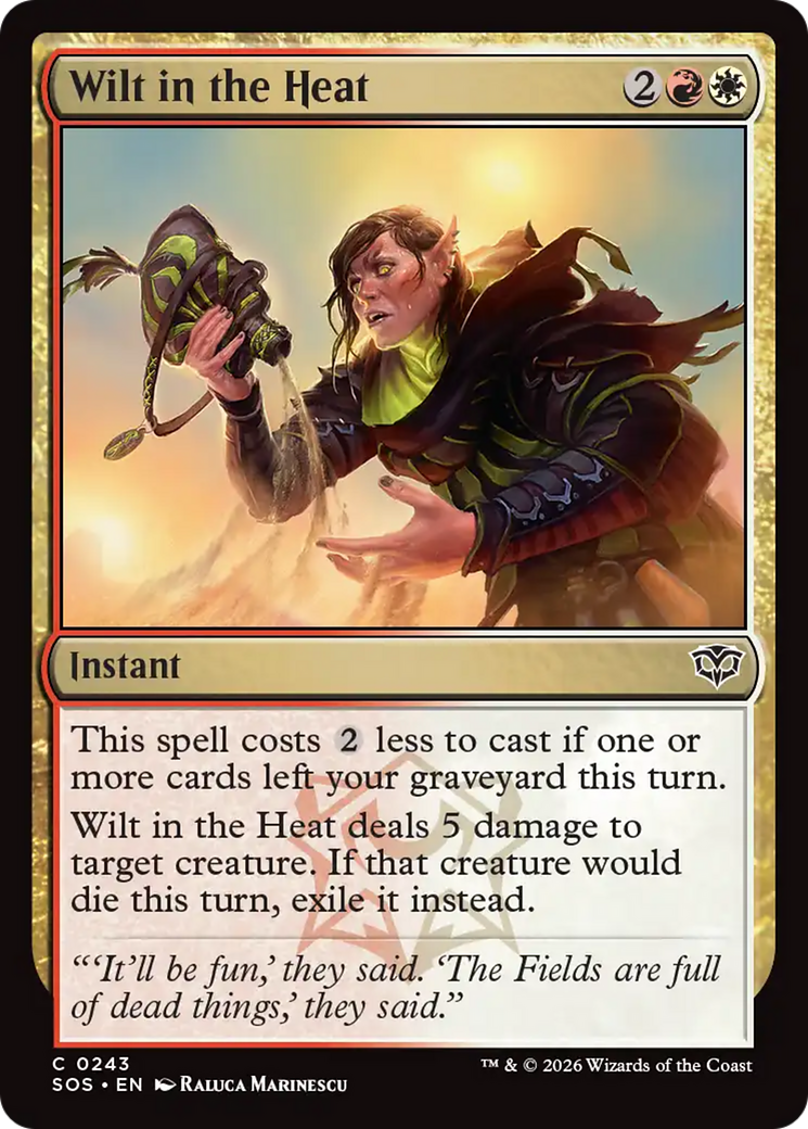 Magic: The Gathering - Wilt in the Heat - Secrets of Strixhaven