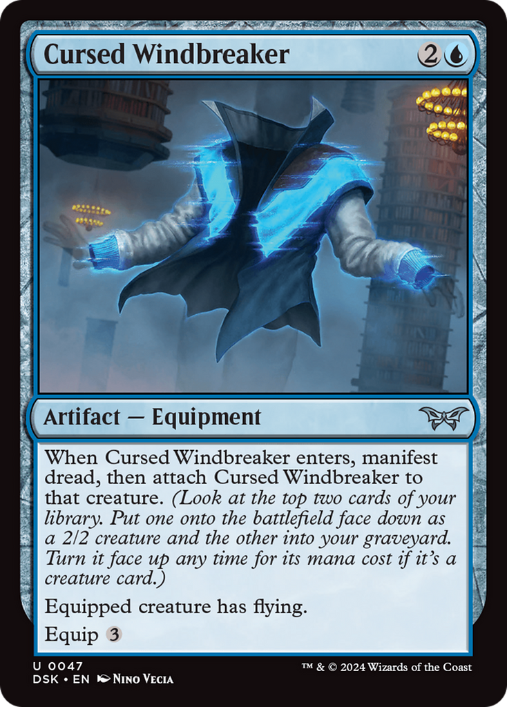 Magic: The Gathering - Cursed Windbreaker - Duskmourn: House of Horror