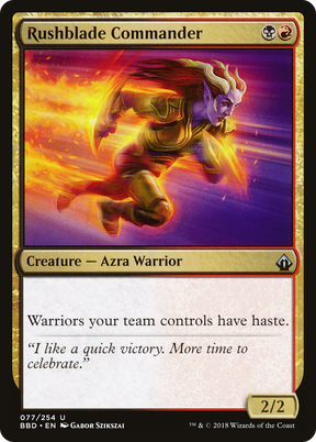 Magic: The Gathering - Rushblade Commander Foil - Battlebond