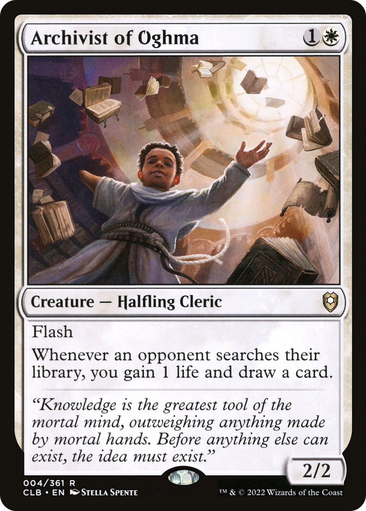 Magic: The Gathering - Archivist of Oghma - Commander Legends: Battle for Baldur's Gate