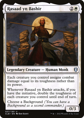 Magic: The Gathering - Rasaad yn Bashir - Commander Legends: Battle for Baldur's Gate