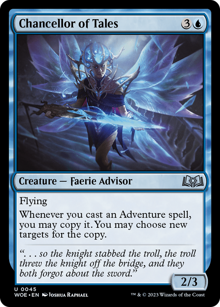 Magic: The Gathering - Chancellor of Tales Foil - Wilds of Eldraine