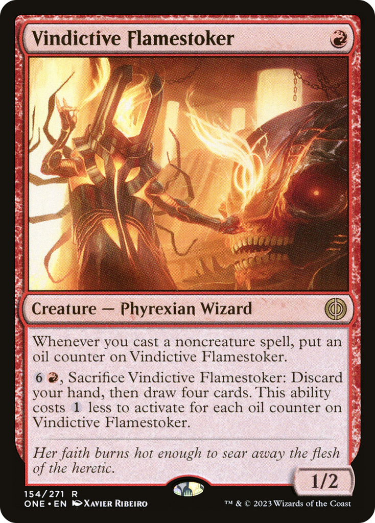 Magic: The Gathering - Vindictive Flamestoker - Phyrexia: All Will Be One