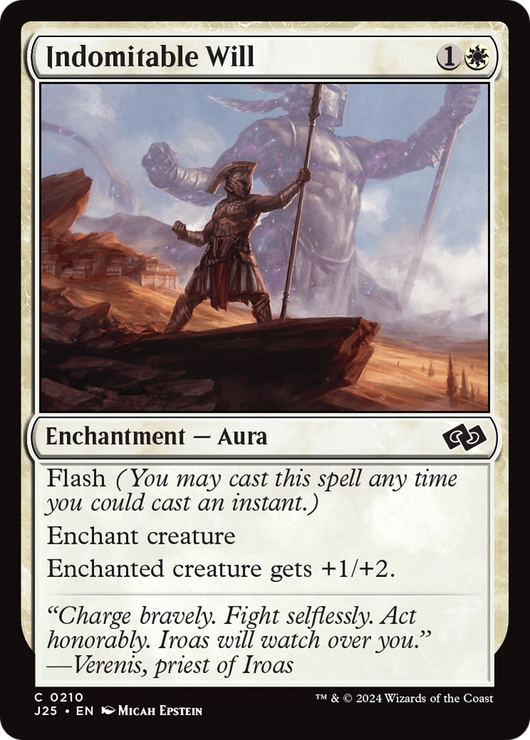 Magic: The Gathering - Indomitable Will - Foundations Jumpstart
