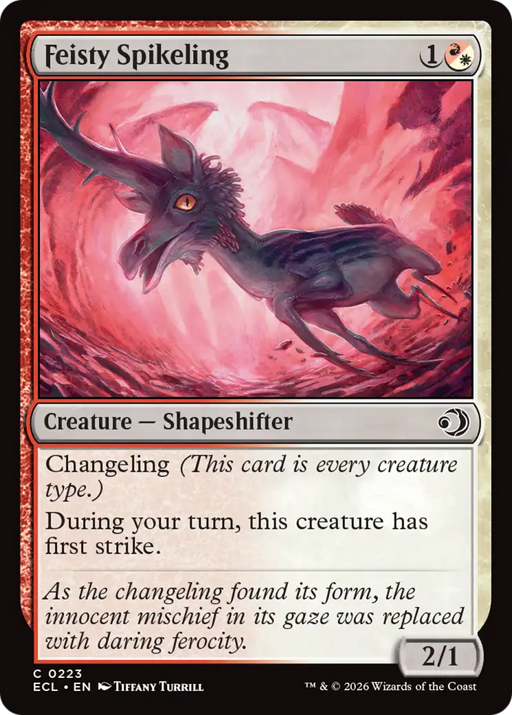Magic: The Gathering - Feisty Spikeling - Lorwyn Eclipsed