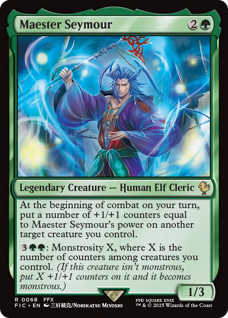 Magic: The Gathering - Maester Seymour - Final Fantasy Commander