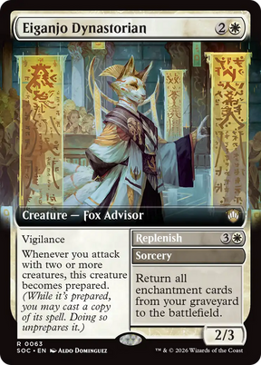 Magic: The Gathering - Eiganjo Dynastorian // Replenish - Secrets of Strixhaven Commander
