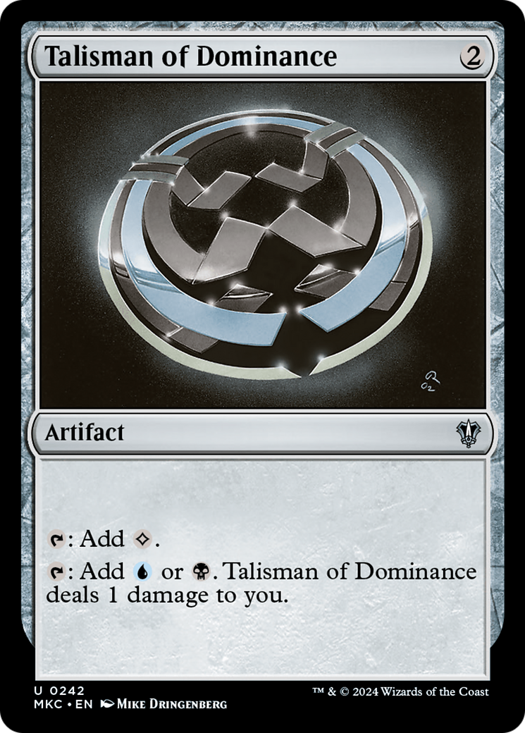 Magic: The Gathering - Talisman of Dominance - Murders at Karlov Manor Commander