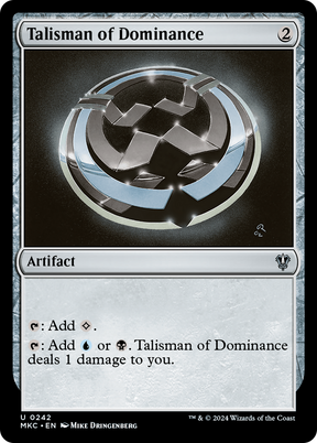 Magic: The Gathering - Talisman of Dominance - Murders at Karlov Manor Commander