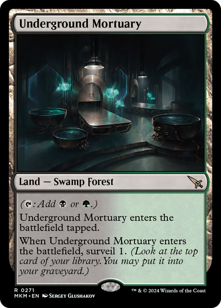 Magic: The Gathering - Underground Mortuary Foil - Murders at Karlov Manor