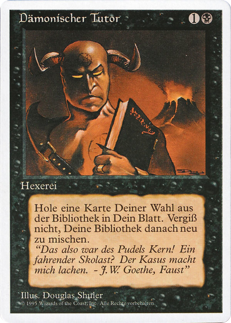 Magic: The Gathering - Dämonischer Tutor - Revised Edition
