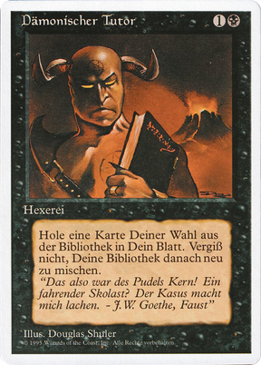 Magic: The Gathering - Dämonischer Tutor - Revised Edition