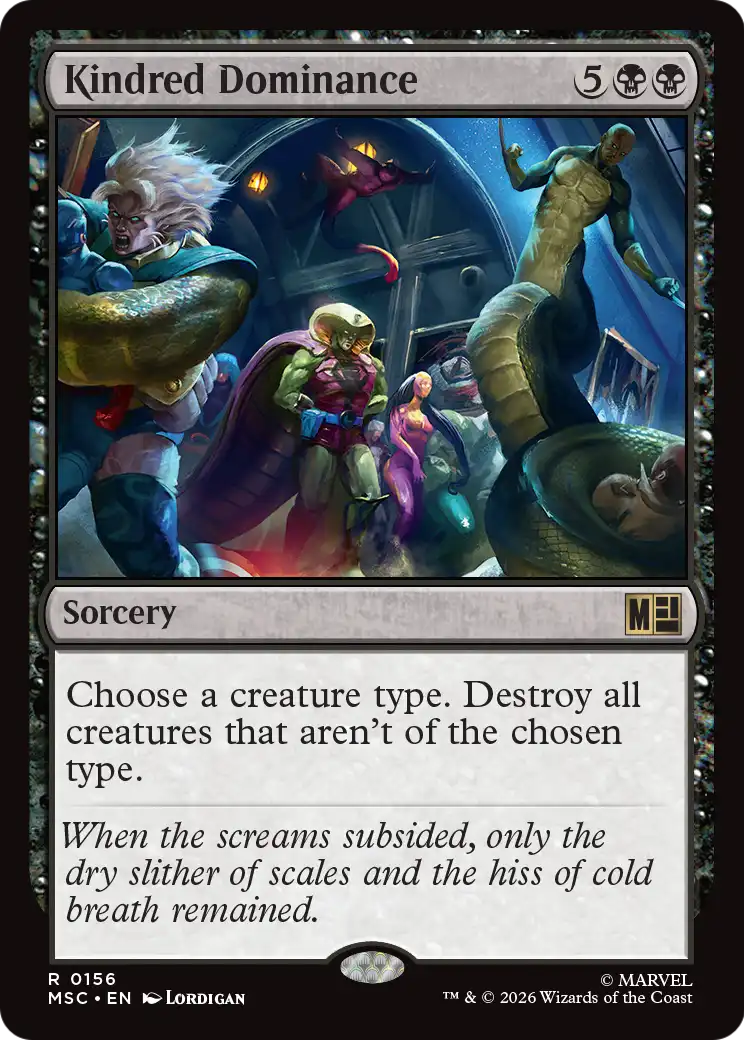 Magic: The Gathering - Kindred Dominance - Marvel Super Heroes Commander