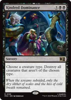 Magic: The Gathering - Kindred Dominance - Marvel Super Heroes Commander