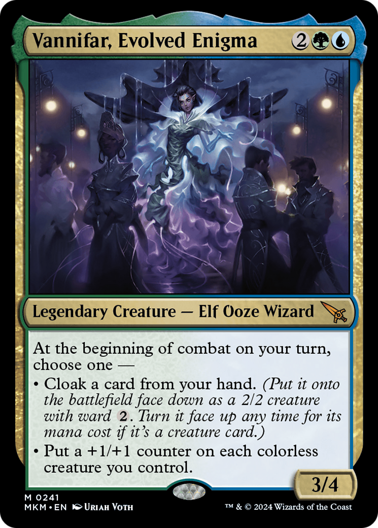 Magic: The Gathering - Vannifar, Evolved Enigma Foil - Murders at Karlov Manor