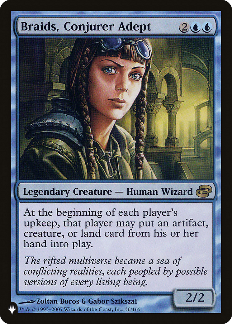 Magic: The Gathering - Braids, Conjurer Adept - The List