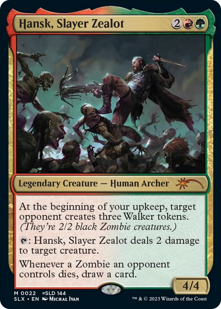 Magic: The Gathering - Hansk, Slayer Zealot - Universes Within