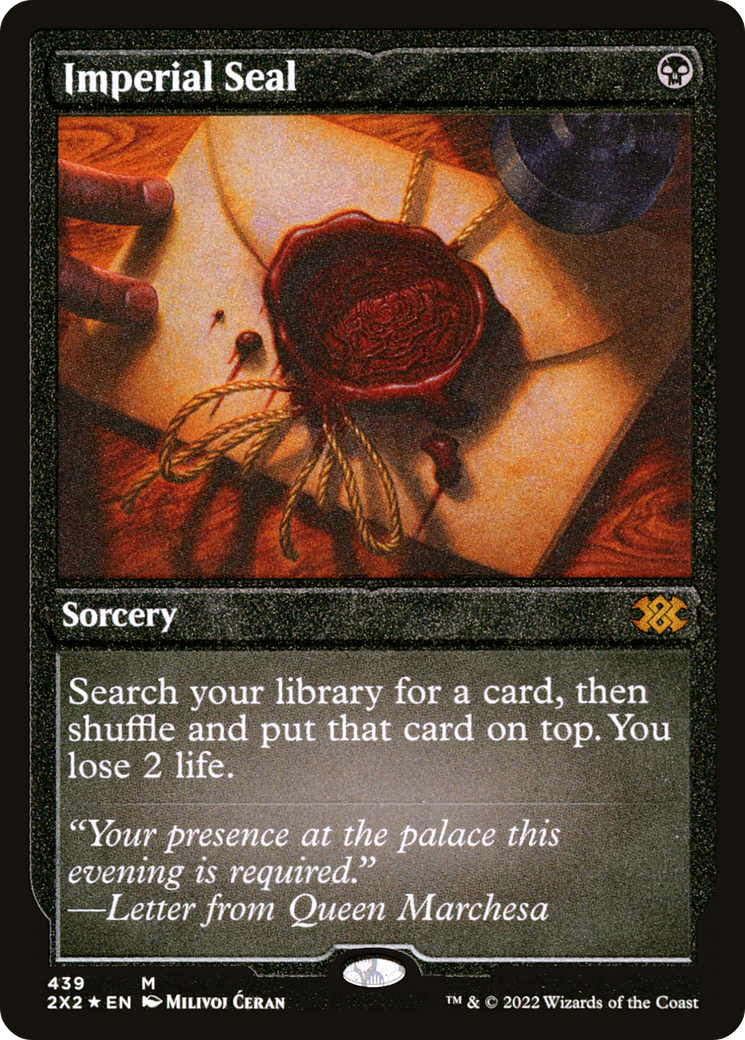 Magic: The Gathering - Imperial Seal Foil - Double Masters 2022