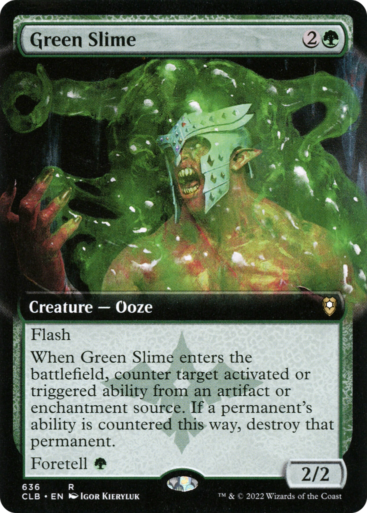 Magic: The Gathering - Green Slime - Commander Legends: Battle for Baldur's Gate