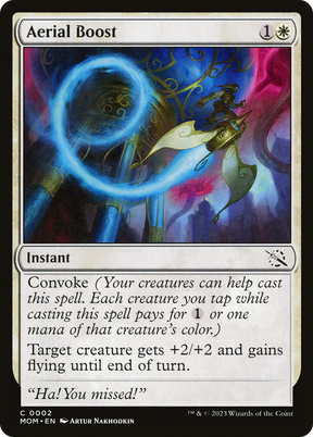 Magic: The Gathering - Aerial Boost Foil - March of the Machine