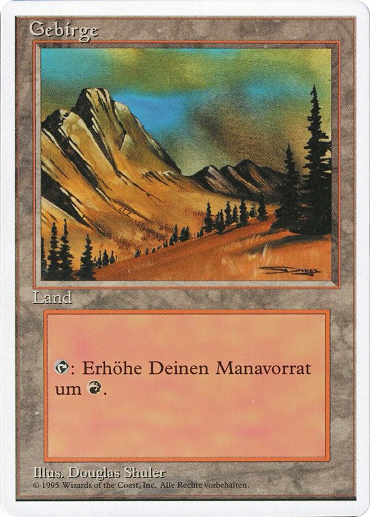 Magic: The Gathering - Gebirge - Revised Edition