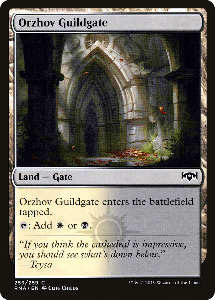 Magic: The Gathering - Orzhov Guildgate Foil - Ravnica Allegiance