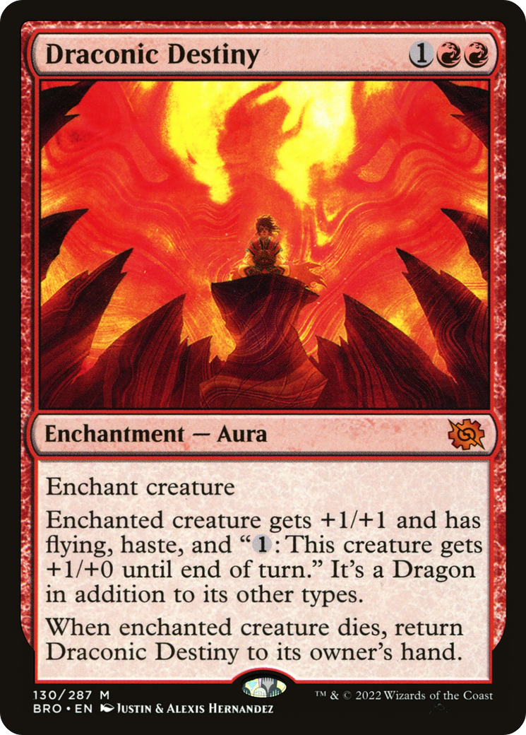 Magic: The Gathering - Draconic Destiny Foil - The Brothers' War