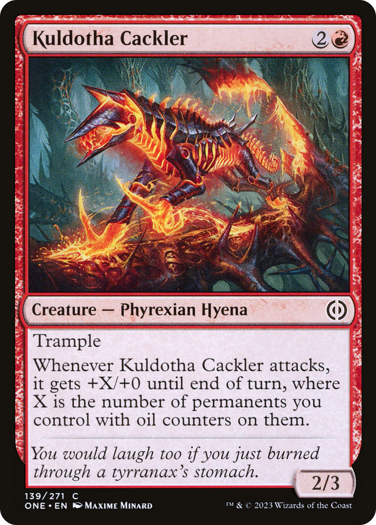 Magic: The Gathering - Kuldotha Cackler - Phyrexia: All Will Be One