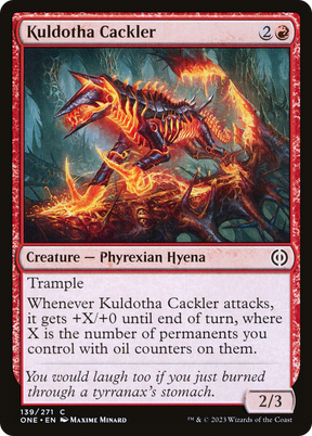 Magic: The Gathering - Kuldotha Cackler Foil - Phyrexia: All Will Be One