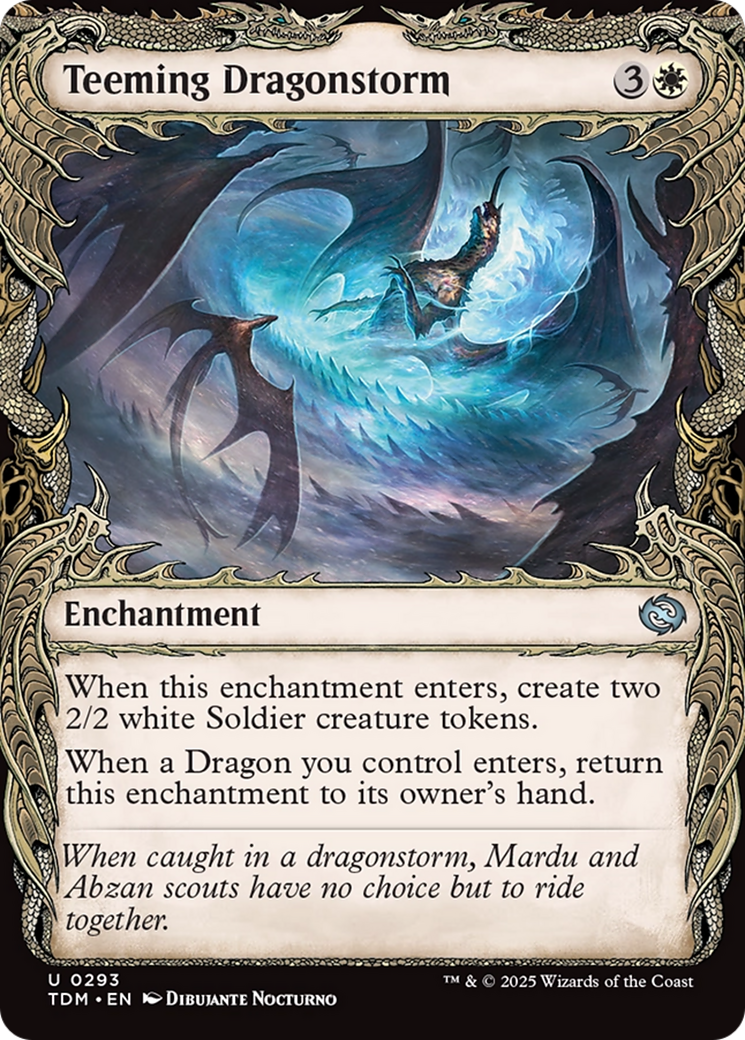 Magic: The Gathering - Teeming Dragonstorm Foil - Tarkir: Dragonstorm