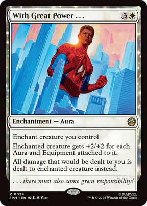 Magic: The Gathering - With Great Power... Foil - Marvel's Spider-Man