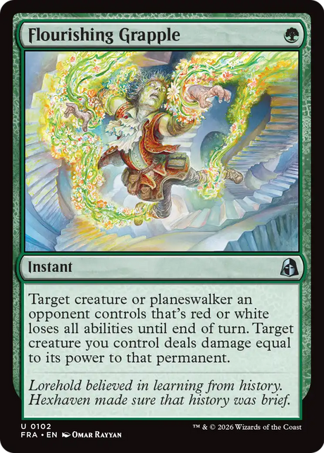 Magic: The Gathering - Flourishing Grapple Foil - Reality Fracture