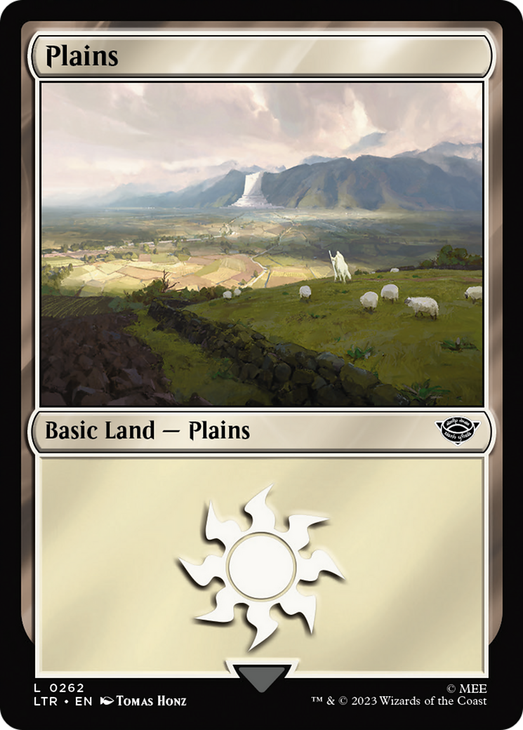 Magic: The Gathering - Plains #262 Foil - The Lord of the Rings: Tales of Middle-earth