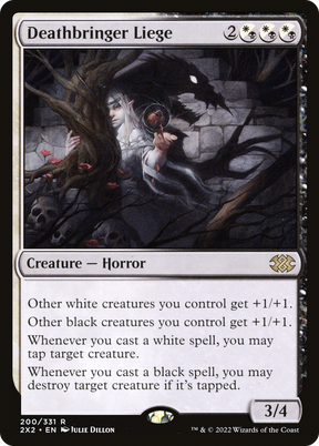 Magic: The Gathering - Deathbringer Liege Foil - Double Masters 2022