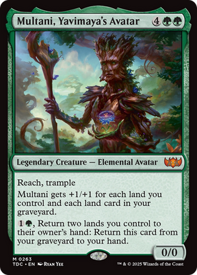Magic: The Gathering - Multani, Yavimaya's Avatar - Tarkir: Dragonstorm Commander
