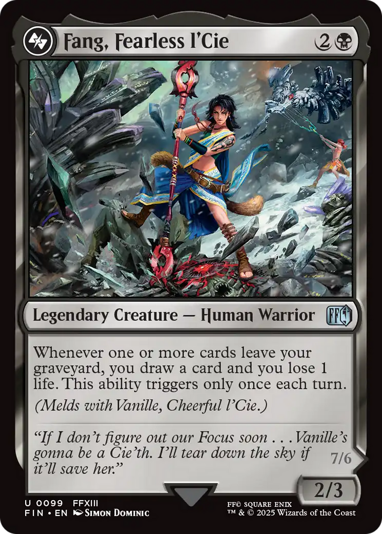 Magic: The Gathering - Fang, Fearless l'Cie - Final Fantasy