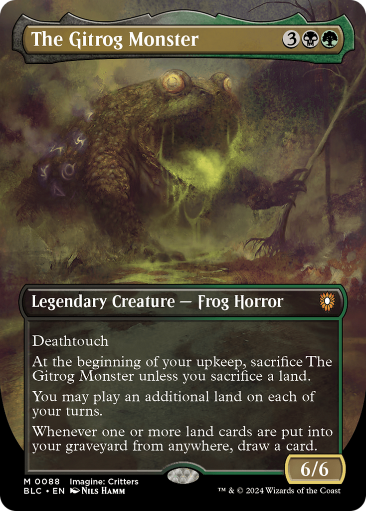 Magic: The Gathering - The Gitrog Monster Foil - Bloomburrow Commander