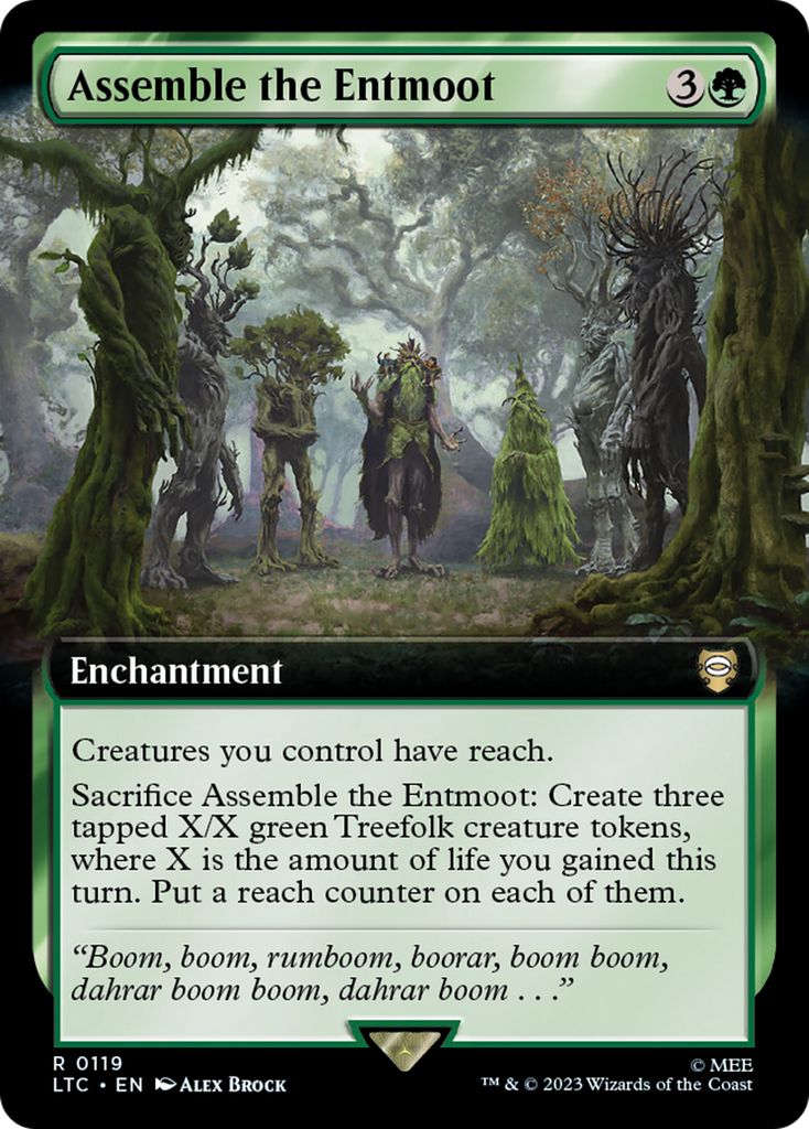 Magic: The Gathering - Assemble the Entmoot - Tales of Middle-earth Commander