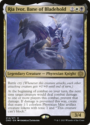 Magic: The Gathering - Ria Ivor, Bane of Bladehold Foil - Phyrexia: All Will Be One