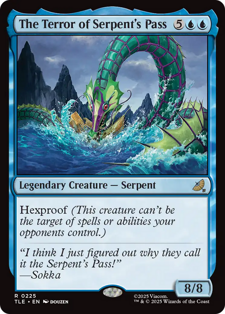 Magic: The Gathering - The Terror of Serpent's Pass Foil - Avatar: The Last Airbender Eternal