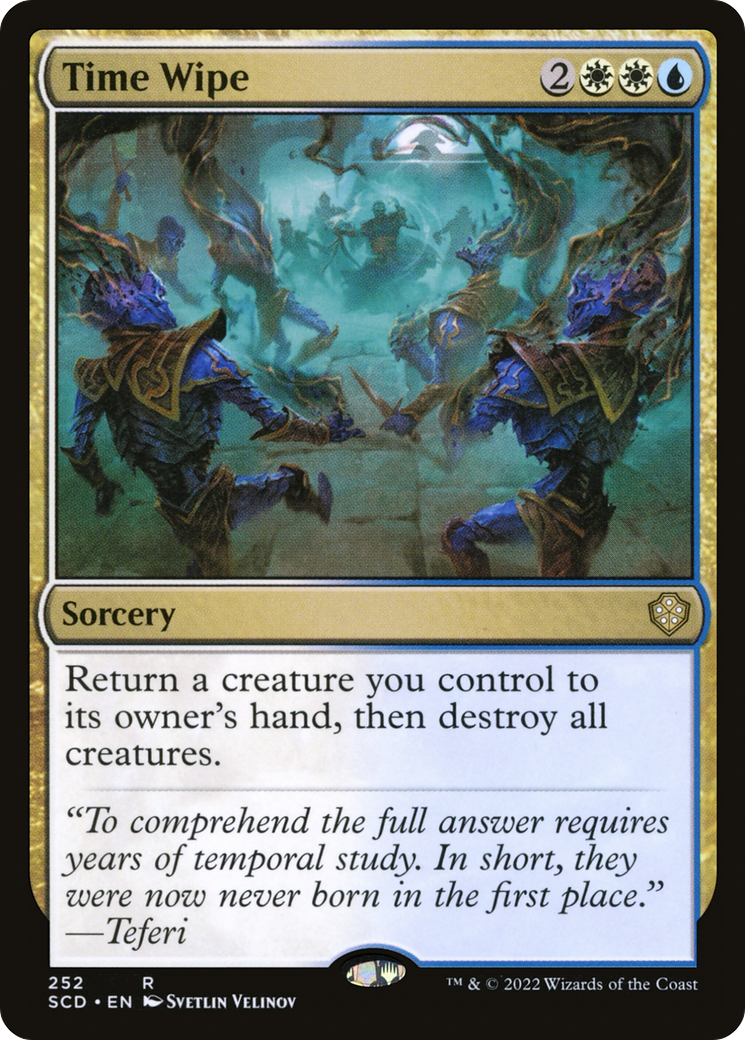 Magic: The Gathering - Time Wipe - Starter Commander Decks