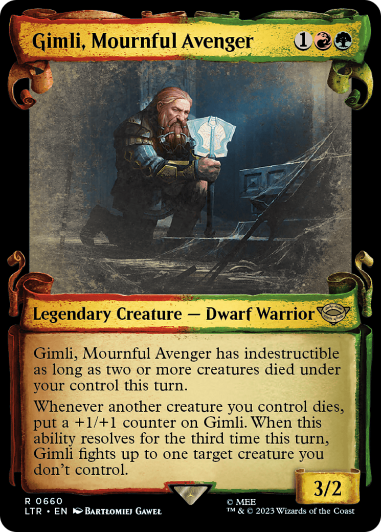 Magic: The Gathering - Gimli, Mournful Avenger - The Lord of the Rings: Tales of Middle-earth
