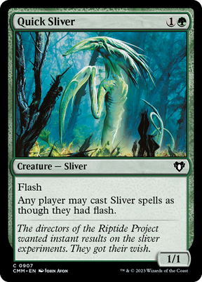Magic: The Gathering - Quick Sliver - Commander Masters